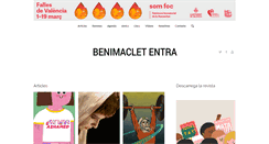 Desktop Screenshot of benimacletentra.org
